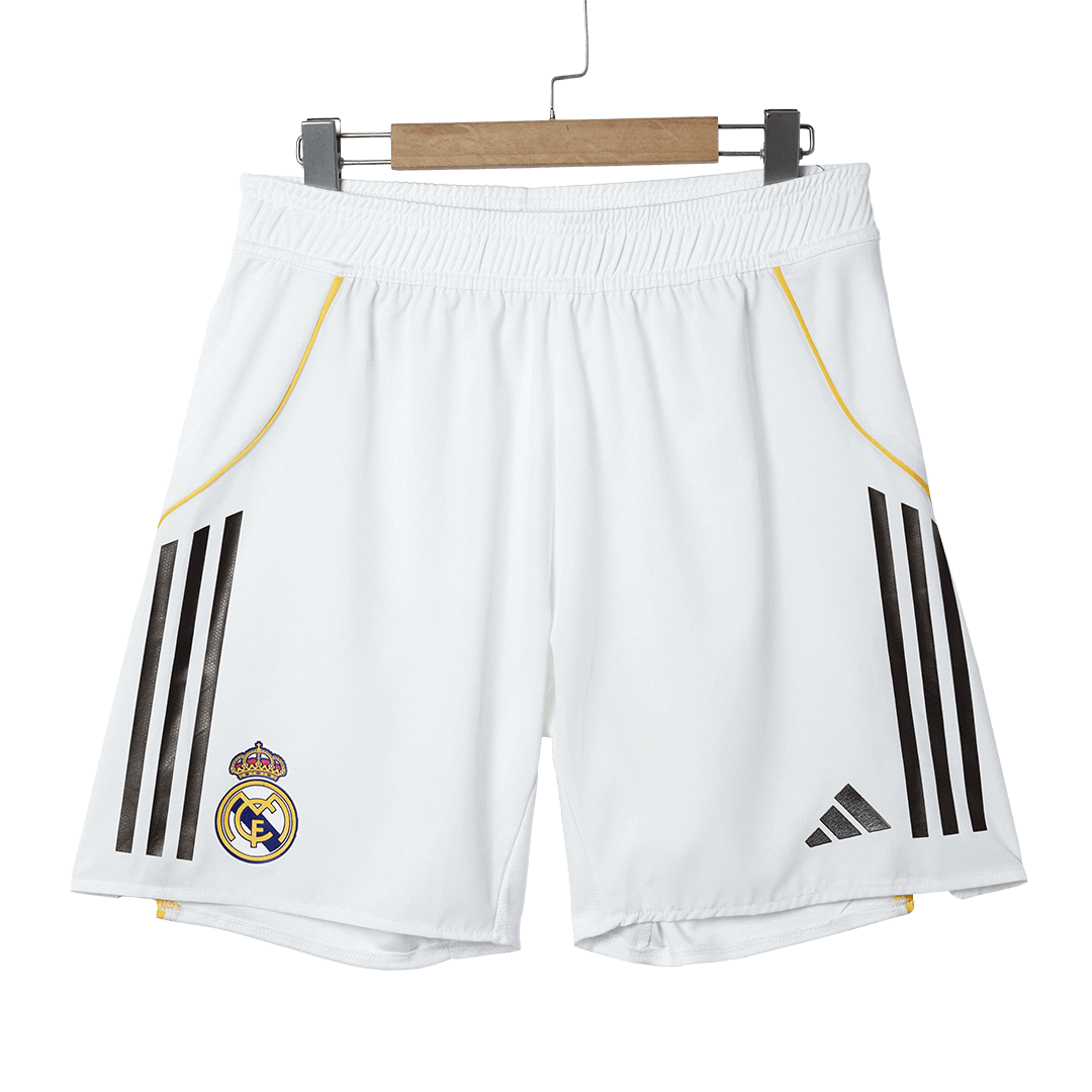 Autêntico Real Madrid Casa Futebol Camisas 2025/26 Branco