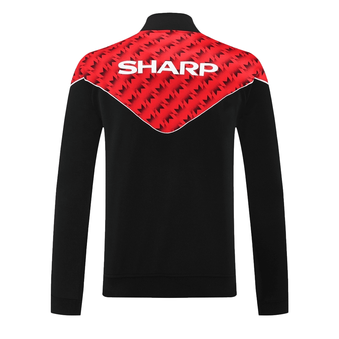 Manchester United Treino Jaqueta Conjunto (Jaqueta + Calças) 2025/26 Vermelho&Preto