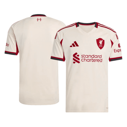 Liverpool Fora Camisa 2025/26- Branco