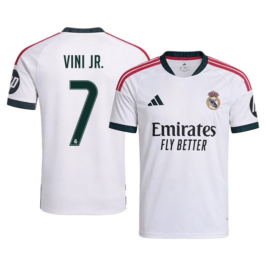 【Super Qualidade】VINI JR. #7 Real Madrid
 Casa Futebol Camisa 2026/27 Branco