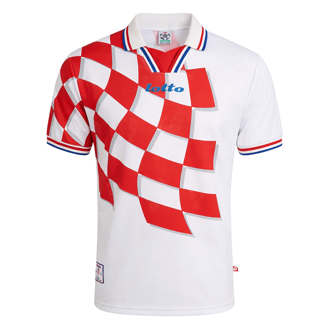 Retrô Croatia Casa Copa do Mundo Camisa 1998