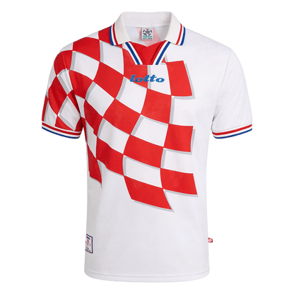 Retrô Croatia Casa Copa do Mundo Camisa 1998