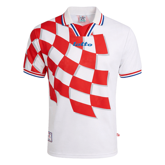 Retrô Croatia Casa Copa do Mundo Camisa 1998