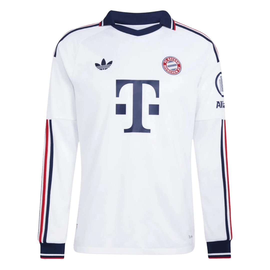 Bayern Munich Fora Manga comprida Camisa 2026/27 Branco