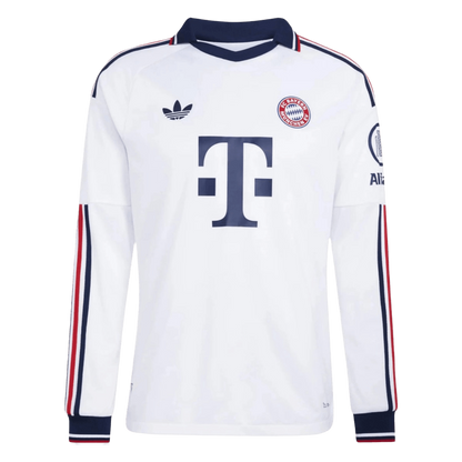 Bayern Munich Fora Manga comprida Camisa 2026/27 Branco