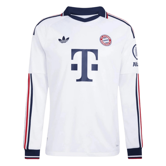 Bayern Munich Fora Manga comprida Camisa 2026/27 Branco