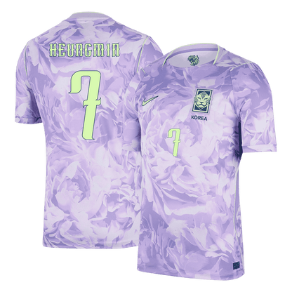HEUNGMIN #7 South Korea Fora Copa do Mundo Camisa 2026 Roxo