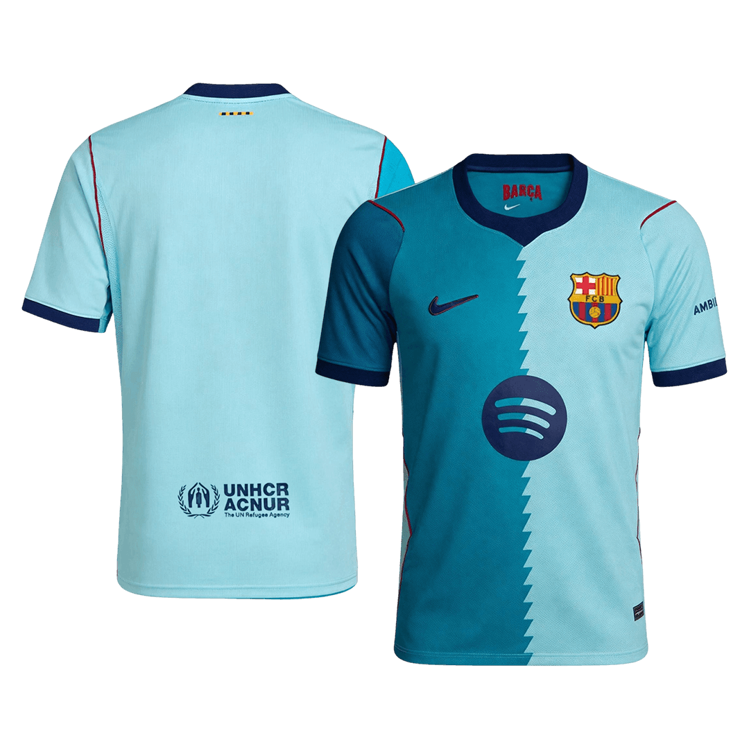 Barcelona Terceira Camisa 2026/27 Azul - camisola de futebol para adeptos em Portugal
