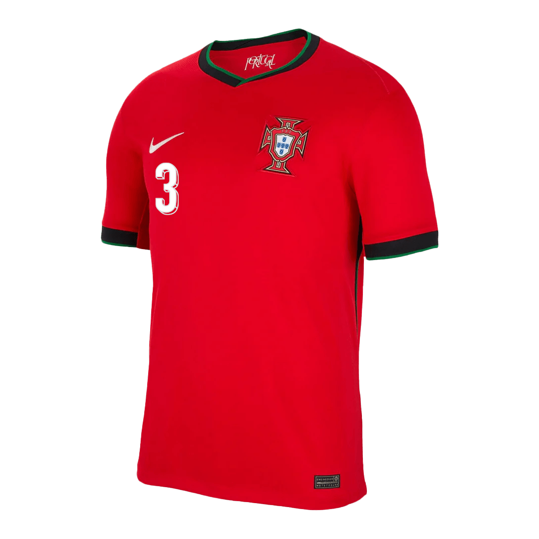 Camisola de futebol PEPE #3 Portugal Home Euro 2024