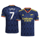 Versão do Jogador SAKA #7 Arsenal Fora Futebol Camisas 2026/27 Marinha