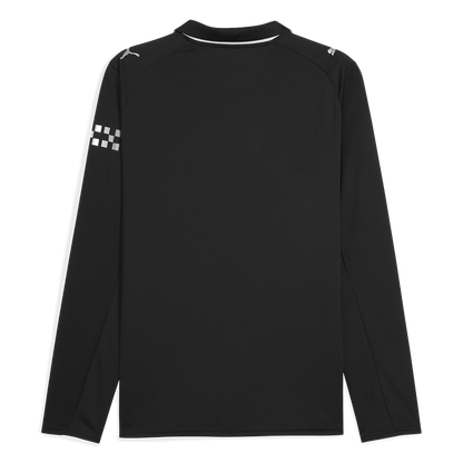 Manchester City Fora Manga comprida Camisa 2025/26 Preto