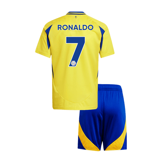 Kids Al Nassr RONALDO #7 Kits de futebol para casa
2024/25