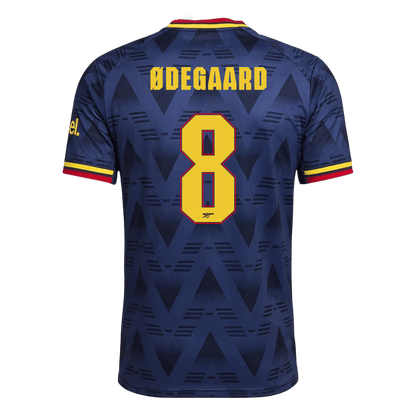 Versão do Jogador ØDEGAARD #8 Arsenal Fora Futebol Camisas 2026/27 Marinha - UCL