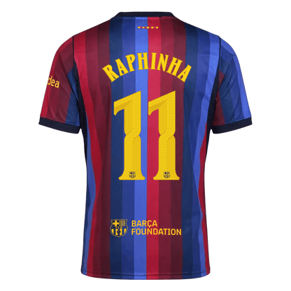 RAPHINHA #11 Barcelona Casa Camisa 2026/27 UCL