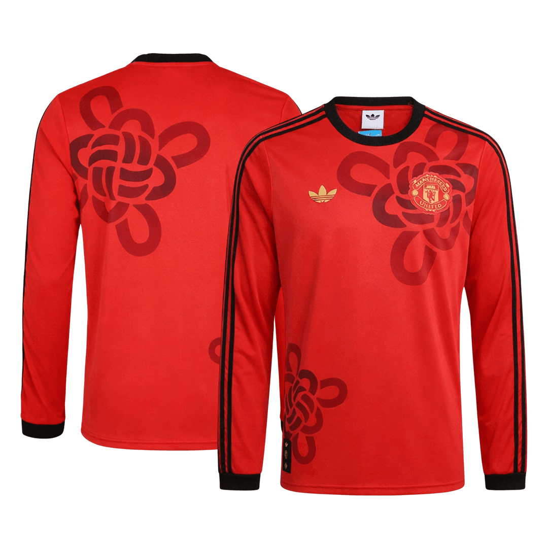 Manchester United Manga comprida Camisa 2025/26 Vermelho