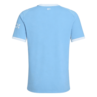 Versão do Jogador Manchester City Casa Futebol Camisas 2026/27 Azul