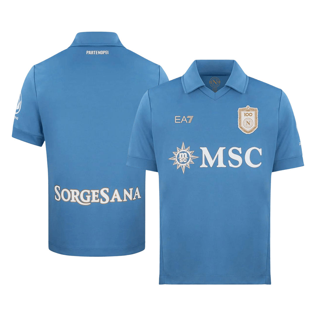Napoli Casa Camisa 2026/27 Azul