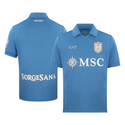 Napoli Casa Camisa 2026/27 Azul