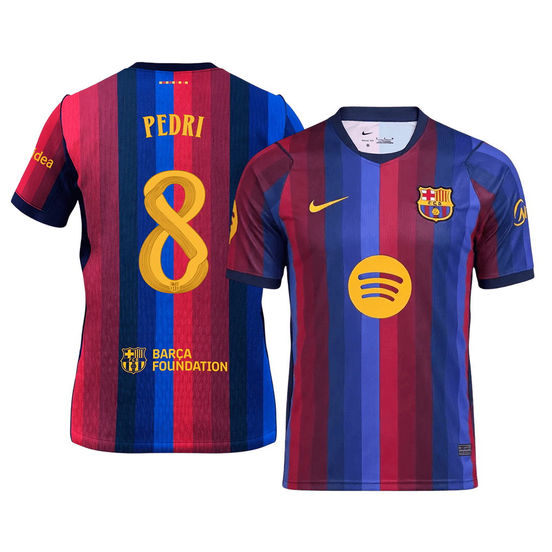 PEDRI #8 Barcelona Casa Camisa 2026/27 UCL