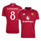 B.FERNANDES #8 Manchester United Casa Camisa 2026/27 Vermelho UCL