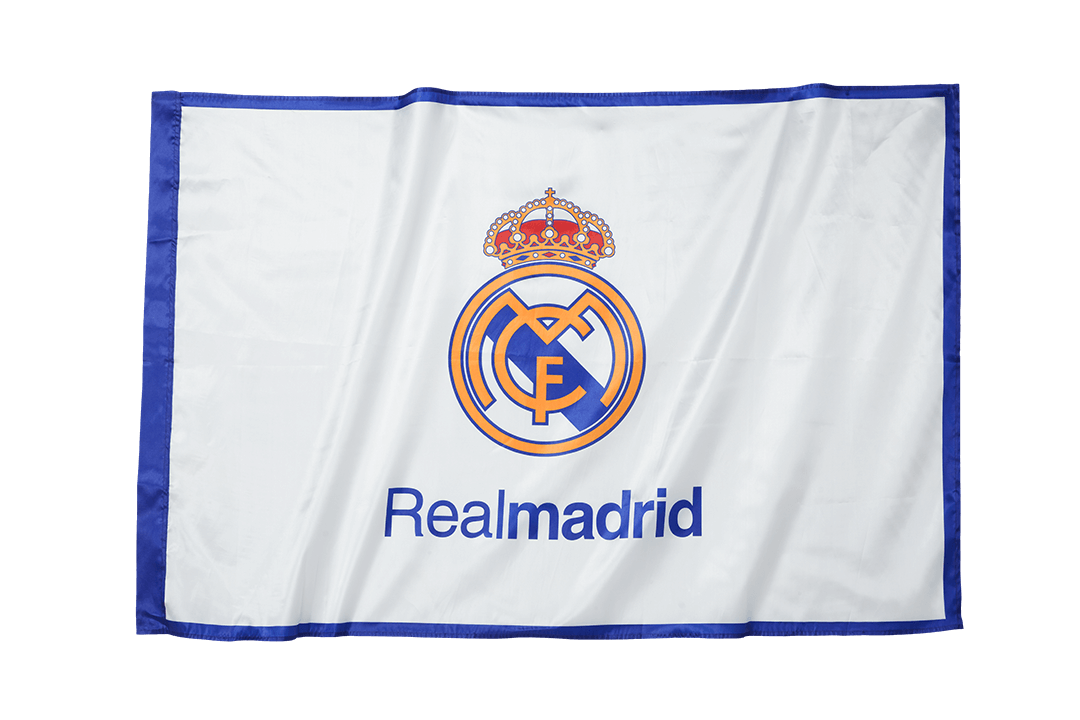 Real Madrid Bandeira Da Equipe Branco