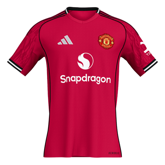 【Super Qualidade】 Manchester United
 Casa Futebol Camisa 2025/26 Vermelho