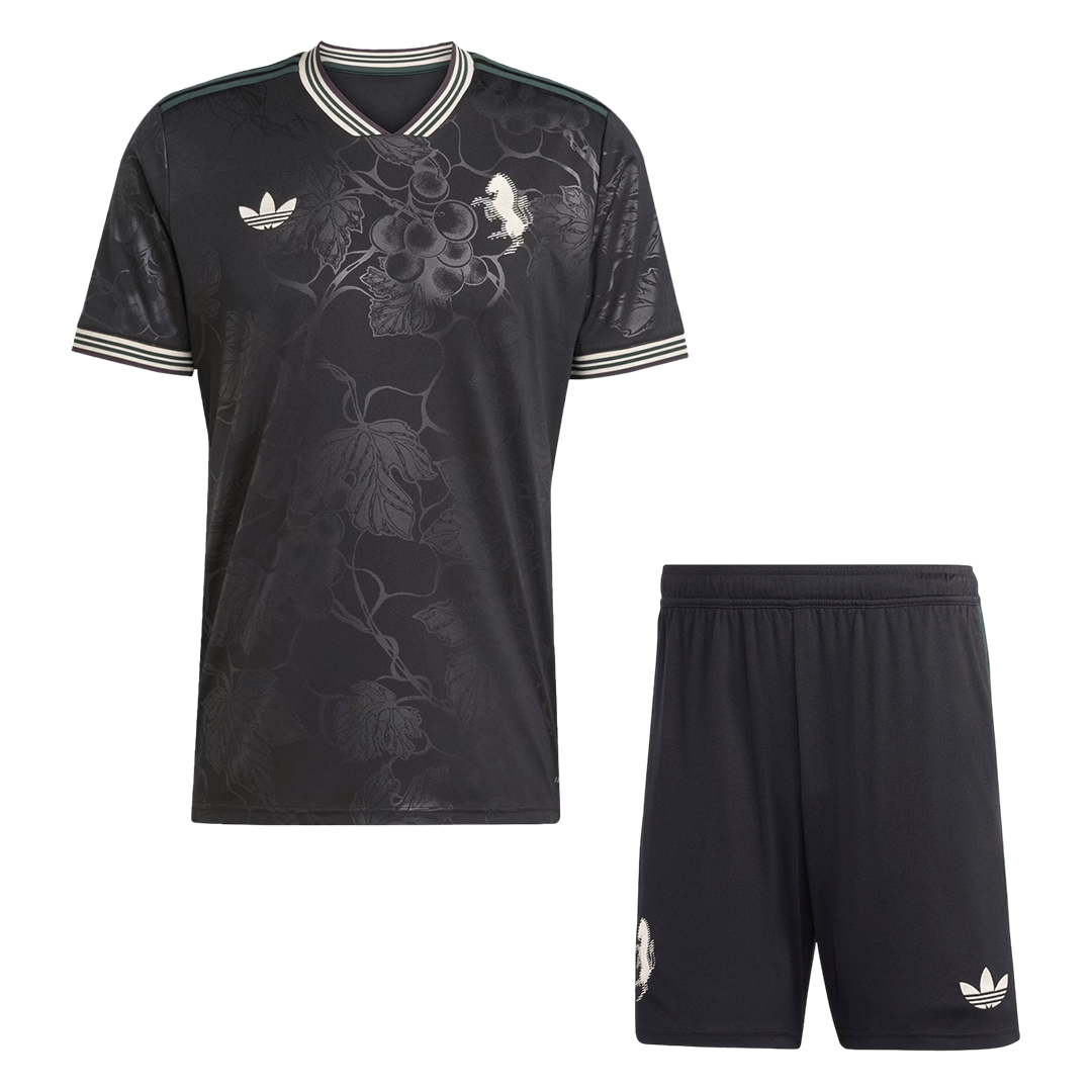 Juventus Fora Terceira Camisa Conjunto(Camisa+Calções) 2025/26 Preto