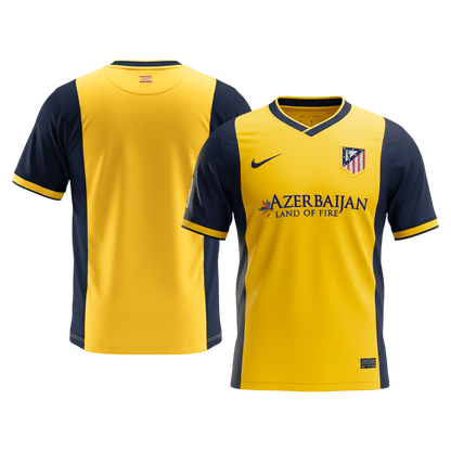 Retrô Atletico Madrid Fora Camisa 2013/14 Amarelo