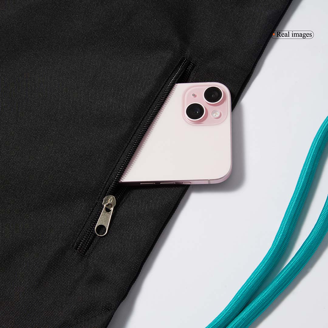 Real Madrid Mochila De Ginástica Preta