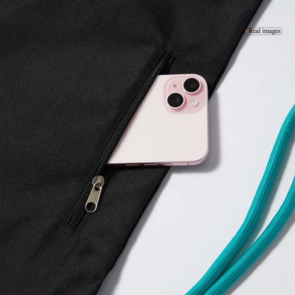 Real Madrid Mochila De Ginástica Preta