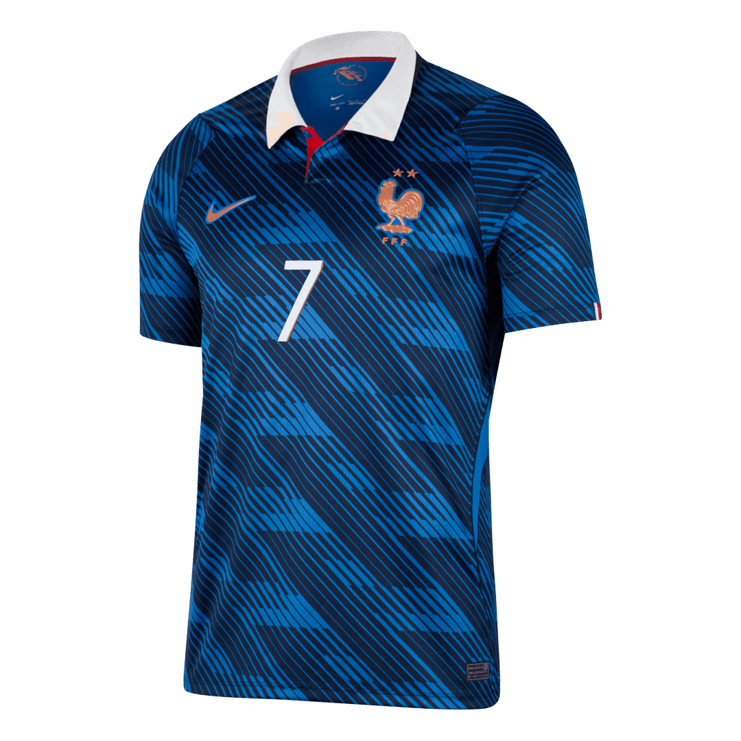 DEMBELE #7 France Casa Copa do Mundo Camisa 2026 Azul