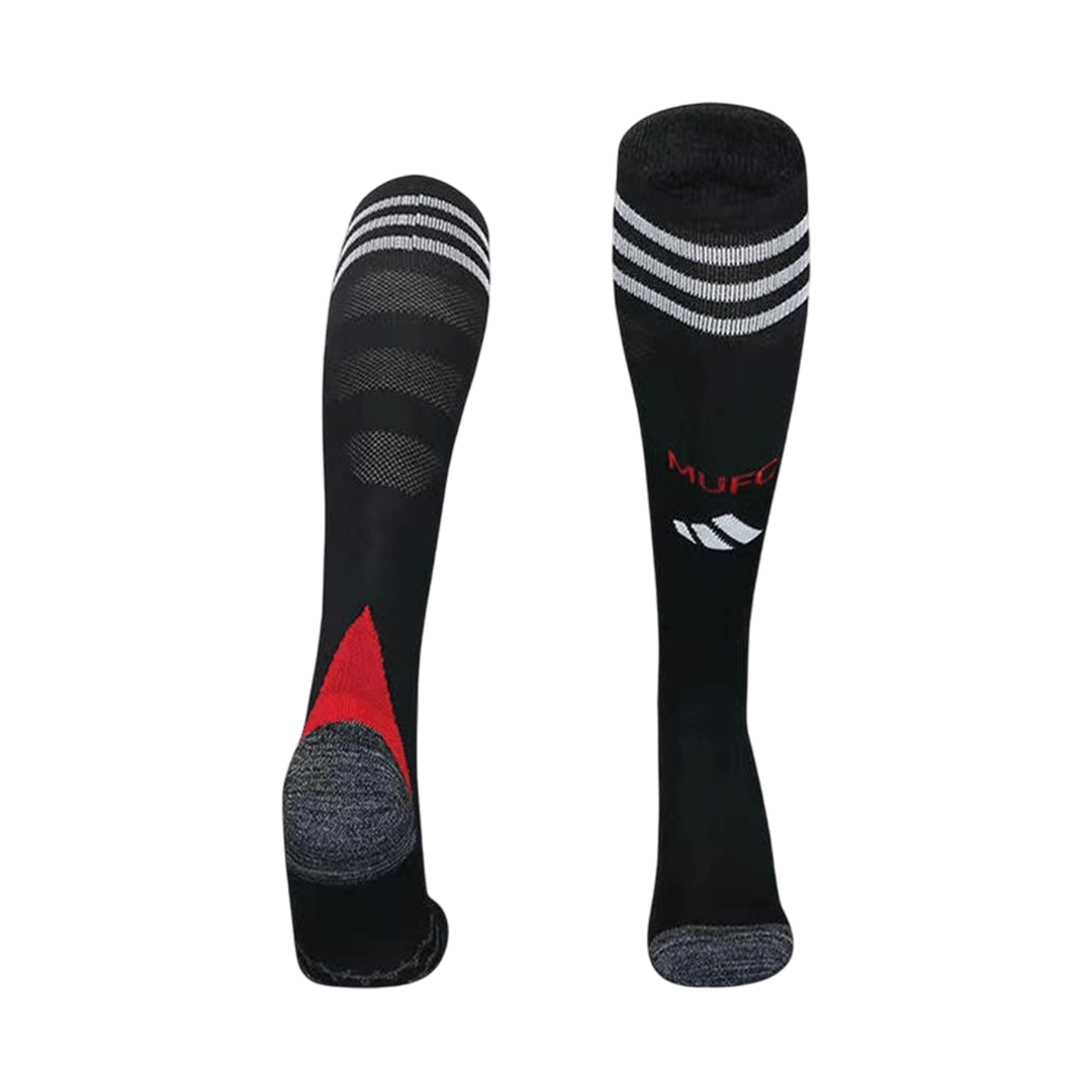 Manchester United Casa Meias 2025/26 Preto