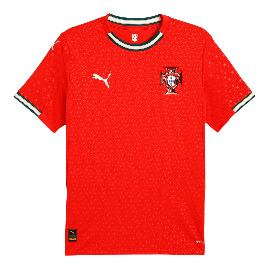 Camisola de futebol de Portugal Home personalizada 2025