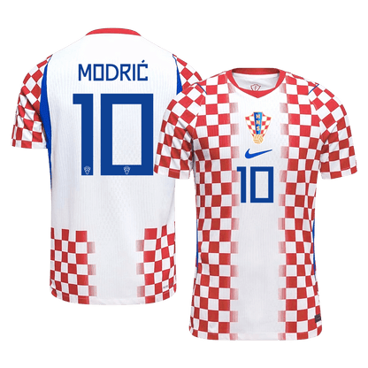 Versão do Jogador MODRIĆ #10 Croatia Casa Copa do Mundo Futebol Camisas 2026