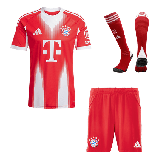 Bayern Munich 
Casa 
 Camisa 
Conjunto (Camisa + Calções + Meias) 
2025/26 
Vermelho