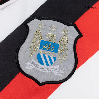 Retrô Manchester City Fora Camisa 2002/03 Branco