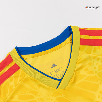 Colombia Casa World Cup Camisa Conjunto(Camisa+Calções) 2026 Amarelo