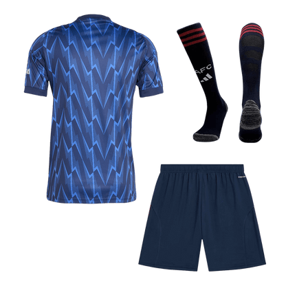 Arsenal 
 Fora Camisa Conjunto(Camisa+Calções+Meias) 2025/26 Azul