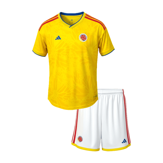 Colombia Infantil 
 Casa World Cup Futebol Camisa Conjunto (Camisa+Shorts) 2026 Amarelo