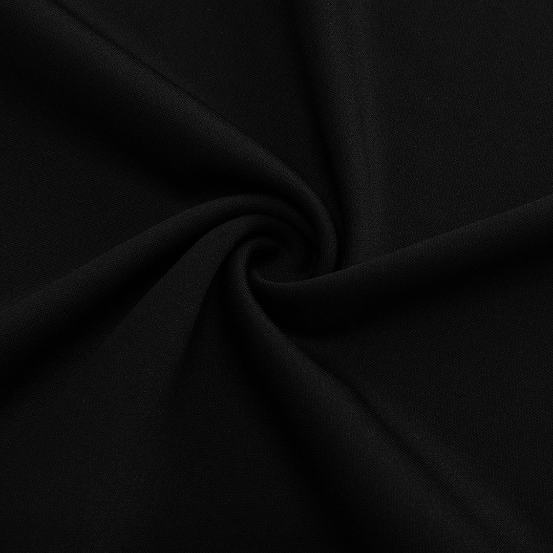 Manchester United Zíper Moletom Conjunto (Top+Calças) 2025/26 Preto