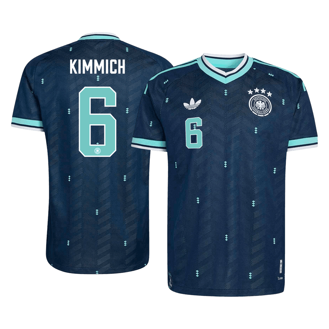 Versão do Jogador KIMMIC #6 Germany Fora Copa do Mundo Futebol Camisas 2026 Marinha