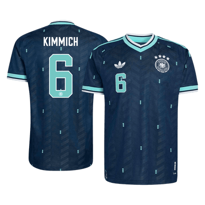 Versão do Jogador KIMMIC #6 Germany Fora Copa do Mundo Futebol Camisas 2026 Marinha