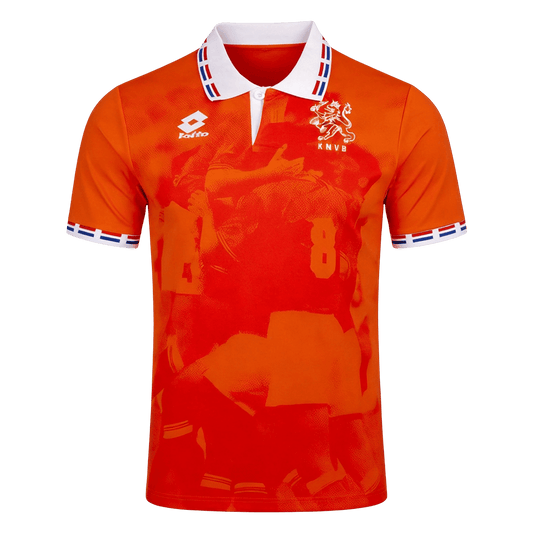 Retrô Netherlands Casa Camisa 1996 Laranja