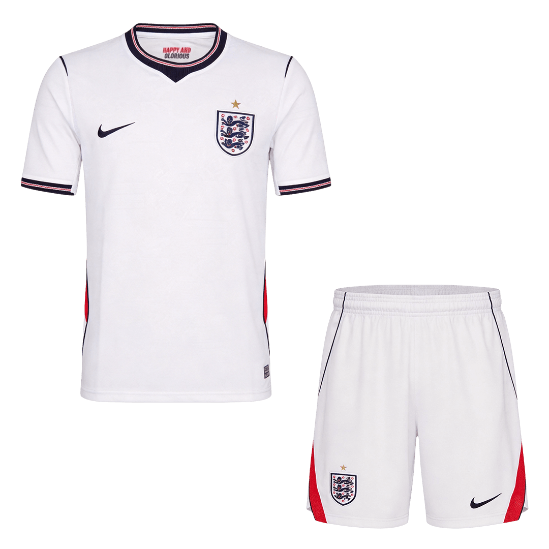 England Casa Copa do Mundo Camisa 2026 Branco - camisola de futebol para adeptos em
