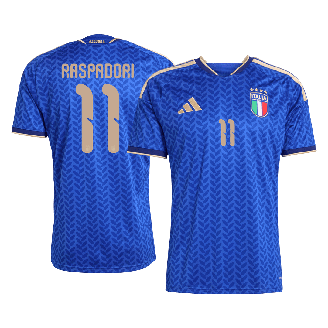 RASPADORI #11 Italy Casa Camisa 2026 Azul