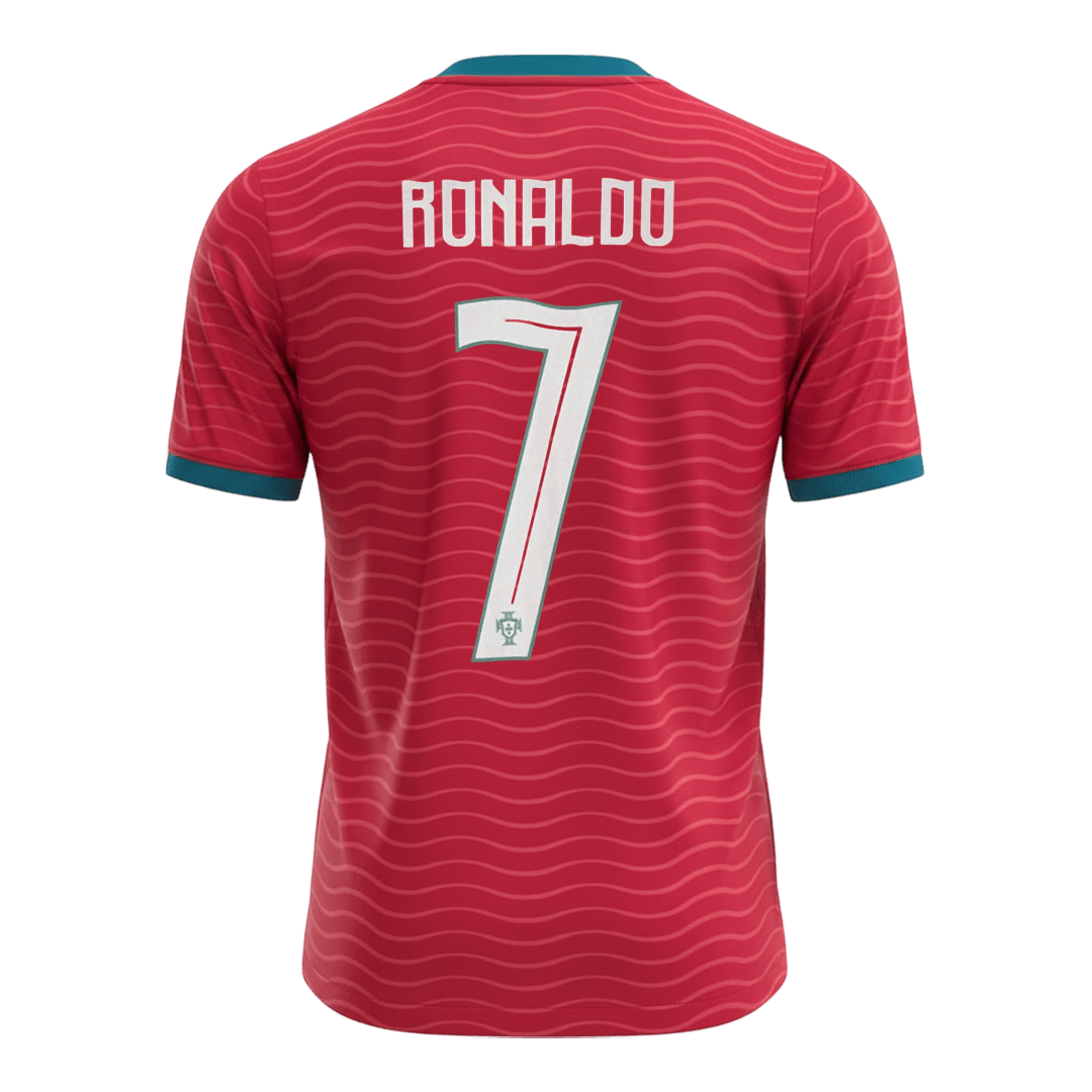 RONALDO #7 Portugal Casa Camisa 2026 Vermelho