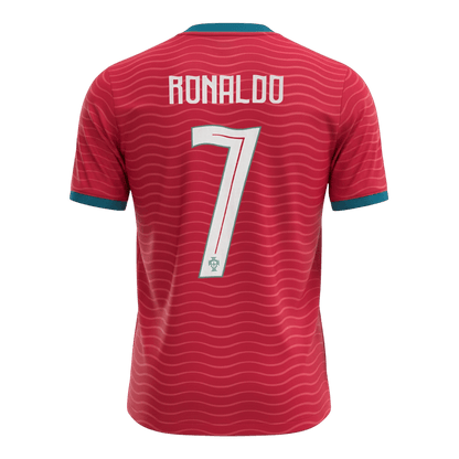 RONALDO #7 Portugal Casa Camisa 2026 Vermelho