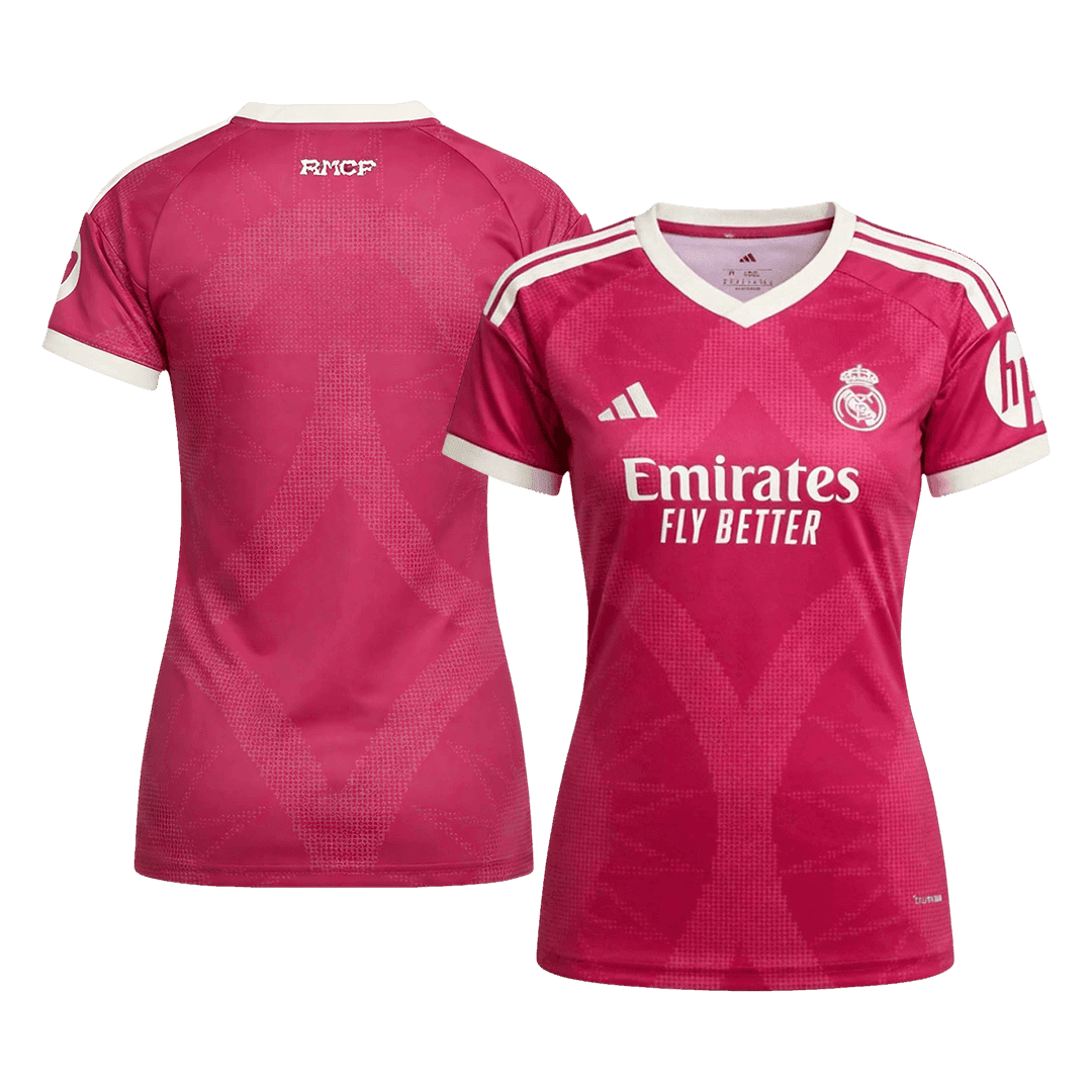 Mulheres Real Madrid Terceira Camisa 2026/27 Rosa