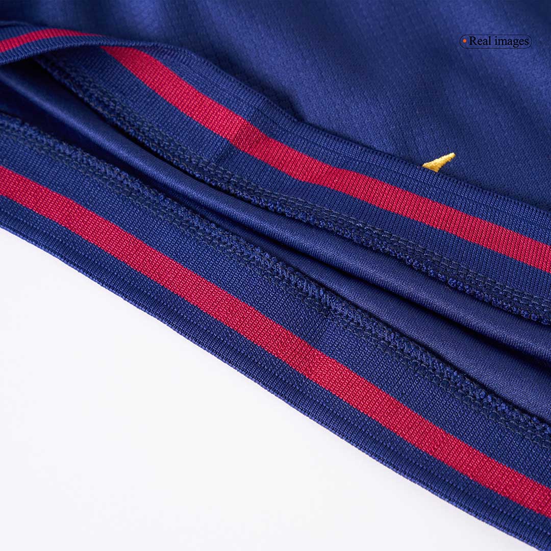 Barcelona Casa Camisa Conjunto (Camisola + Calções+Meias) 2025/26- Vermelho&Azul