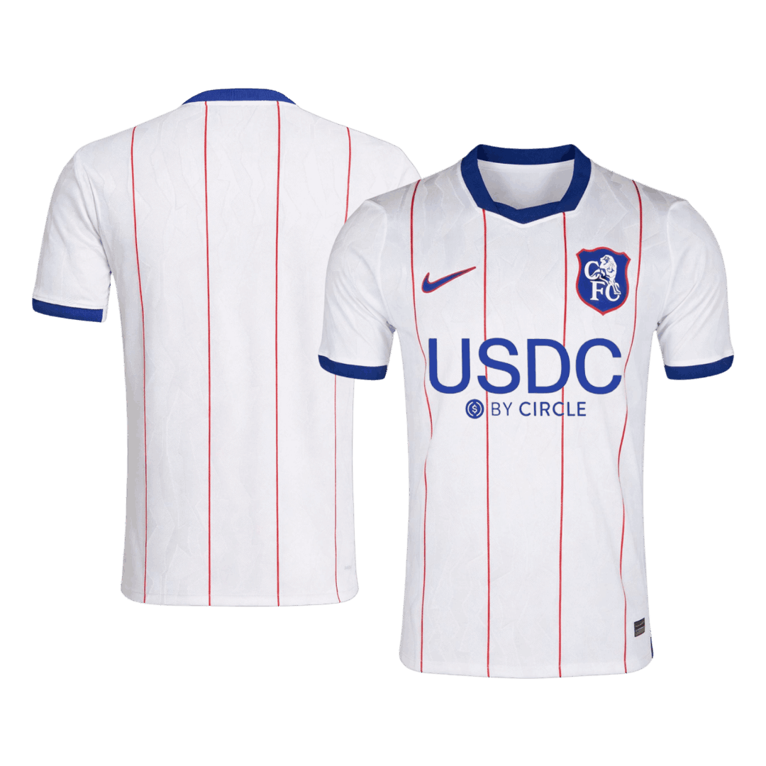 Versão do Jogador Chelsea Terceira Futebol Camisas 2026/27 Branco